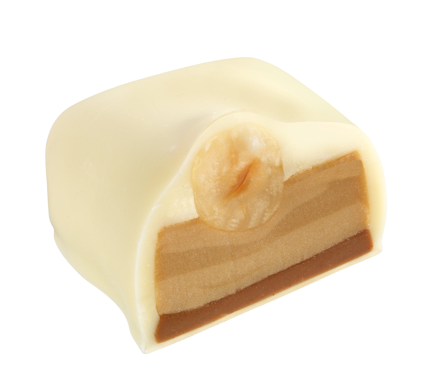Crema tartinabila MANON cu ciocolata alba, alune de padure, aroma de cafea - 300 grame