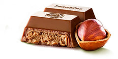 Baton ciocolata cu lapte si crema pralinata cu alune de padure - 50 grame
