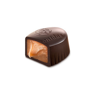 Sete - ciocolata neagra cu caramel usor sarat, violete