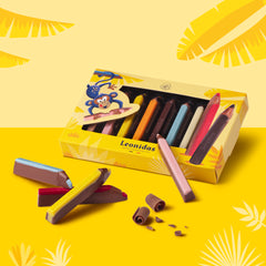 Creioane colorate din ciocolata cu lapte - 72g